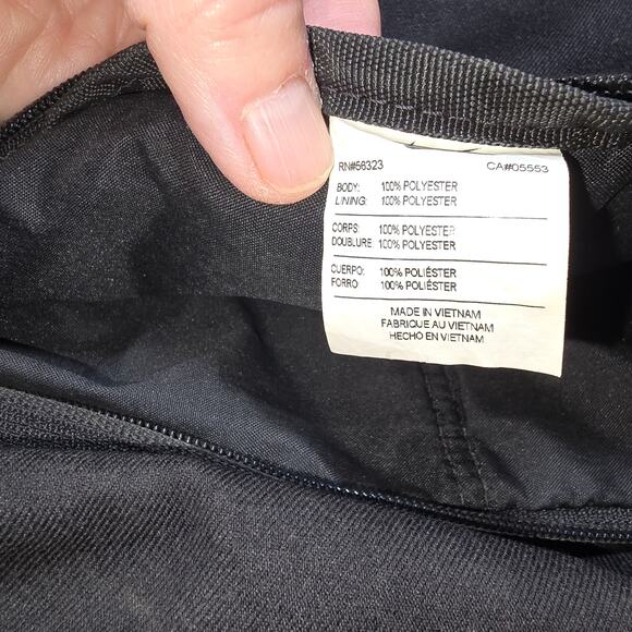 Nike Premium Fanny Pack 8 L Thick Strap Large Swoosh Black Gold Stong Buckle - Picture 7 of 8